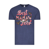 Vintage Denim best mamaw ever mother's day Vintage Tee - CowGirlArtShop