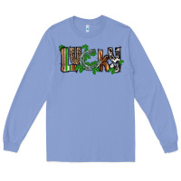 Colony Blue Lucky horseshoe St. Patrick's Day Long Sleeve Tee - CowGirlArtShop