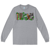 Heather Grey Lucky horseshoe St. Patrick's Day Long Sleeve Tee - CowGirlArtShop