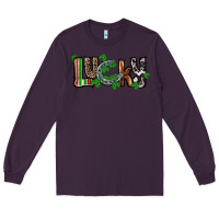 Plum Lucky horseshoe St. Patrick's Day Long Sleeve Tee - CowGirlArtShop