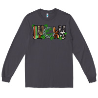 Smoke Lucky horseshoe St. Patrick's Day Long Sleeve Tee - CowGirlArtShop