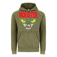 Vintage Olive monster Vintage Hoodie - InspiraDesign