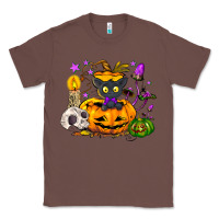 Chestnut Black cat pumpkin Classic Tee - NancyCooperArtShop