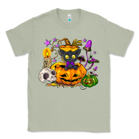 Matcha Black cat pumpkin Classic Tee - NancyCooperArtShop