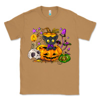 Toasted Coconut Black cat pumpkin Classic Tee - NancyCooperArtShop