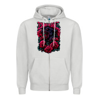 Dove Grey escape the fate Zipper Hoodie - DesignPulse