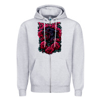 Heather Grey escape the fate Zipper Hoodie - DesignPulse