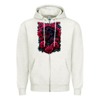 Oatmeal Heather escape the fate Zipper Hoodie - DesignPulse