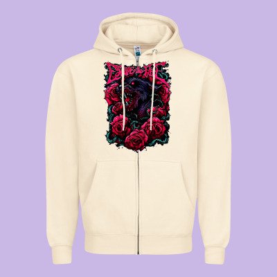 Escape The Fate Zipper Hoodie Designed By Designpulse