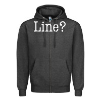 Charcoal Heather Funny Actor Theater Teacher Drama Gift Line Zipper Hoodie - trangStudio