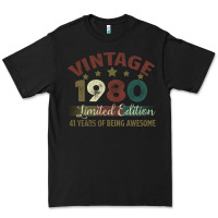 Black Vintage 1980 Limited Edition 41 Years Of Being Awesome Premium Tee - Bettercallsaul