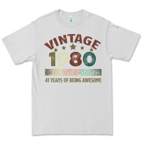 Dove Grey Vintage 1980 Limited Edition 41 Years Of Being Awesome Premium Tee - Bettercallsaul