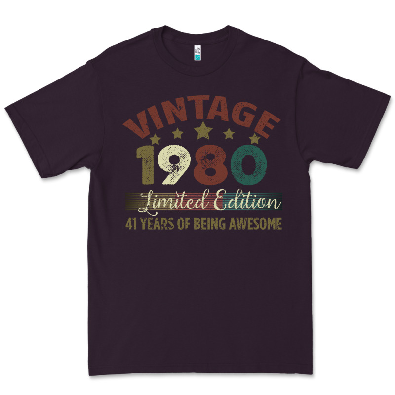 Vintage 1980 Limited Edition 41 Years Of Being Awesome Premium Tee by Bettercallsaul | Teevron