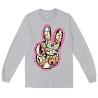 Moon Dust Jack Russel Peace Sign Long Sleeve Tee - Jasminsmagicworld