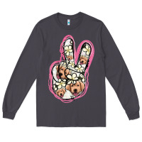 Smoke Jack Russel Peace Sign Long Sleeve Tee - Jasminsmagicworld