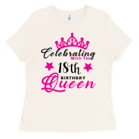 Bone Celebrating With the 18th Birthday Queen Ladies Tee - Bettercallsaul
