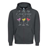 Smoke At My Age I need Glasses Zipper Hoodie - DesignPulse