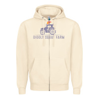 Sandshell diddly farm for men and women Zipper Hoodie - DesignPulse