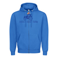 True Royal diddly farm for men and women Zipper Hoodie - DesignPulse