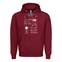 Burgundy house bolton Zipper Hoodie - DesignPulse
