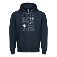 Navy house bolton Zipper Hoodie - DesignPulse