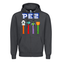 Halloween Pez Zipper Hoodie | Teevron