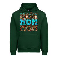 Forest Green mom mom mom Urban Hoodie - AdoDesignShop
