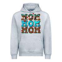 Heather Grey mom mom mom Urban Hoodie - AdoDesignShop