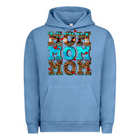 Pigment Pebble Blue mom mom mom Urban Hoodie - AdoDesignShop