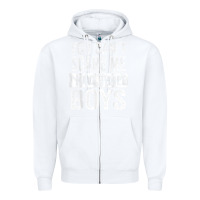 White You Can't Scare Me I Have Three Boys Funny Sons Mom Dad Gift Zipper Hoodie - DesignPulse