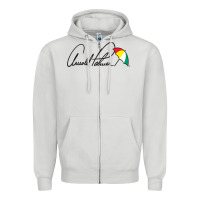 Dove Grey Arnold Palmer Zipper Hoodie - DesignPulse