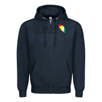Navy Arnold Palmer Zipper Hoodie - DesignPulse