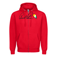 Red Arnold Palmer Zipper Hoodie - DesignPulse