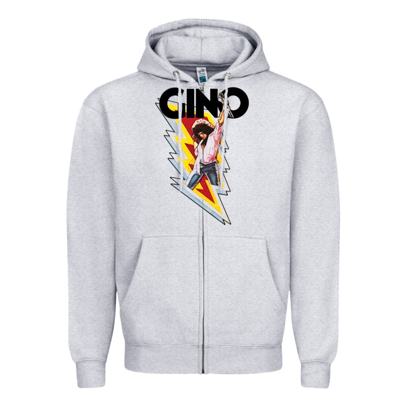 Gino Time Basketball Zipper Hoodie by DesignPulse | Teevron