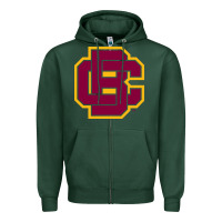 Sports Green bethune cookman Zipper Hoodie - DesignPulse