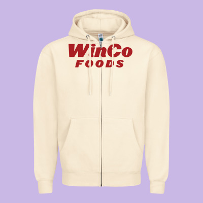 Winco Foods American Supermarket Zipper Hoodie Designed By Designpulse
