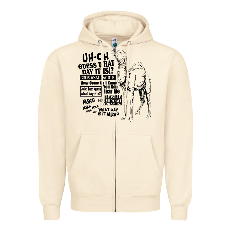 New Hump Day Camel Guess What Day Zipper Hoodie by DesignPulse | Teevron
