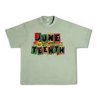 Oil Green juneteenth freeish since 1865 Urban Heavy Tee - CowGirlArtShop