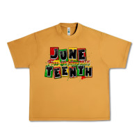 Peanut Butter juneteenth freeish since 1865 Urban Heavy Tee - CowGirlArtShop