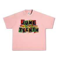 Salmon juneteenth freeish since 1865 Urban Heavy Tee - CowGirlArtShop