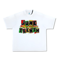 White juneteenth freeish since 1865 Urban Heavy Tee - CowGirlArtShop