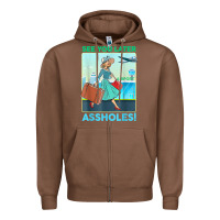 Chestnut see you later assholes t shirt Zipper Hoodie - DesignPulse