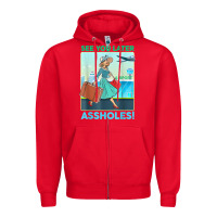 Red see you later assholes t shirt Zipper Hoodie - DesignPulse