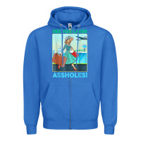 True Royal see you later assholes t shirt Zipper Hoodie - DesignPulse