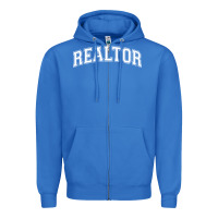 True Royal realtor Zipper Hoodie - DesignPulse