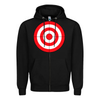 Bulls Eye Target Lazy Diy Halloween Costume Darts Shooting T Shirt Zipper Hoodie | Teevron