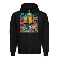 Black growlers Zipper Hoodie - DesignPulse