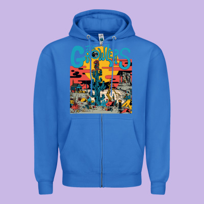Growlers Zipper Hoodie Designed By Designpulse