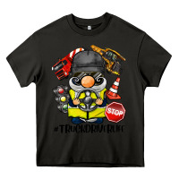 Asphalt truck driver life gnome Heavy Core Tee - BarkalooDesign