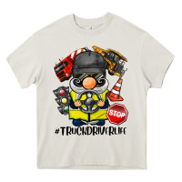 Cream truck driver life gnome Heavy Core Tee - BarkalooDesign